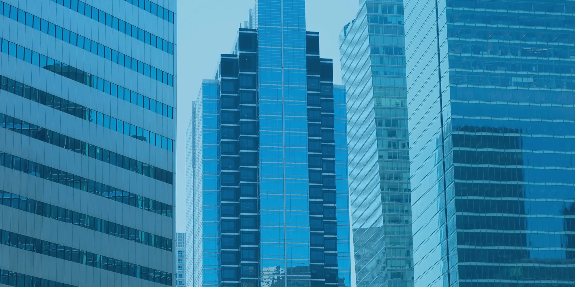 Modern buildings tint